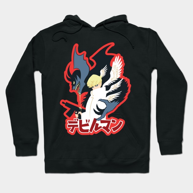 Devilman Hoodie by Joanna Estep